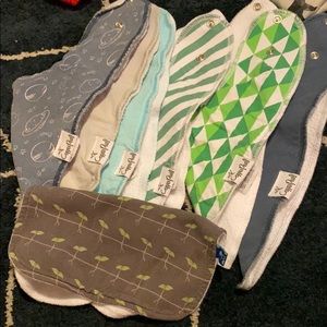 Copper Pearl Baby Bibs